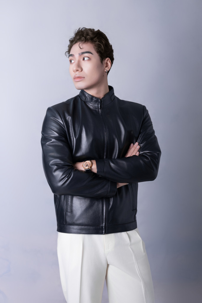 PHANTOM RACER LEATHER JACKET - Đen - Ảnh 12