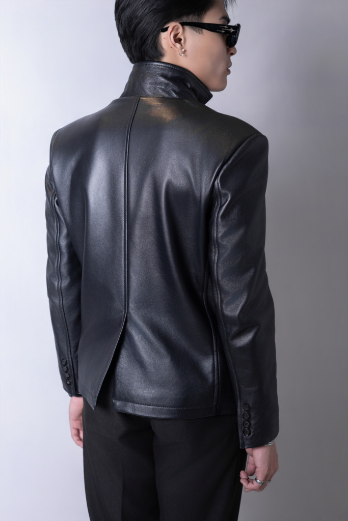 CORLEONE LEATHER VEST - Đen - Ảnh 15