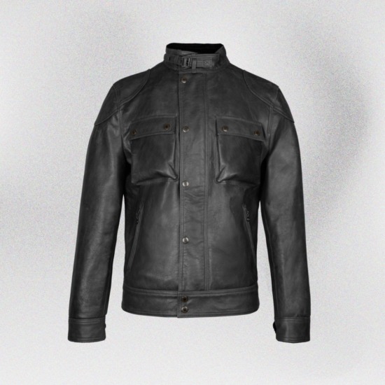 GANGSTER RACER JACKET - Black