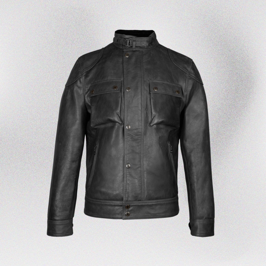 GANGSTER RACER JACKET - Black