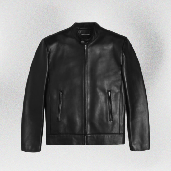YAKUZA RACER LEATHER JACKET bản màu đen