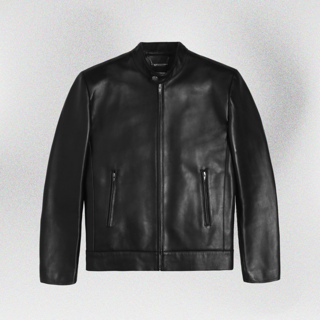 YAKUZA RACER LEATHER JACKET bản màu đen