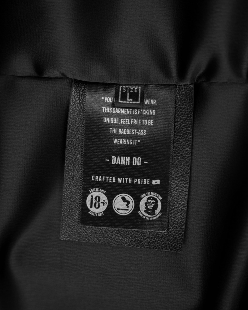 PHANTOM RACER LEATHER JACKET - Đen - Ảnh 11