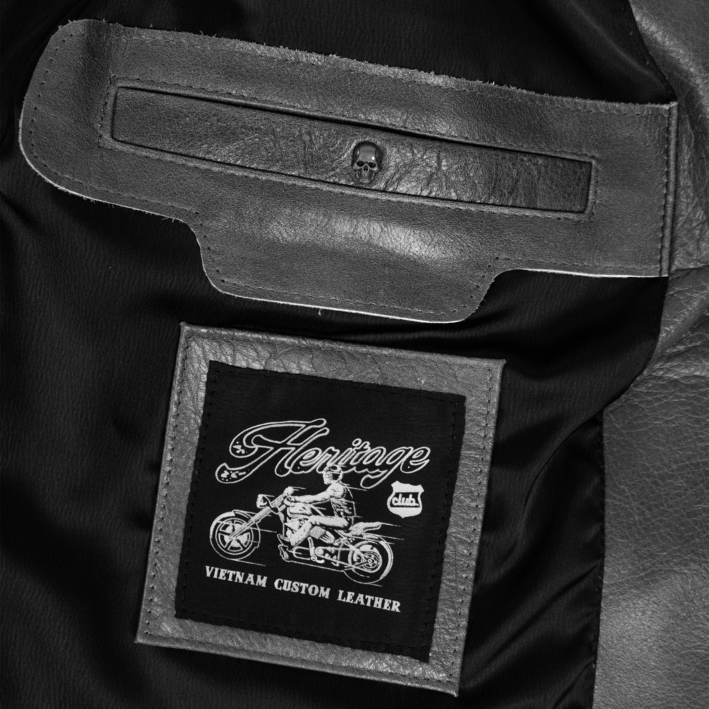 SPECTRE LEATHER JACKET - Đen - Ảnh 10