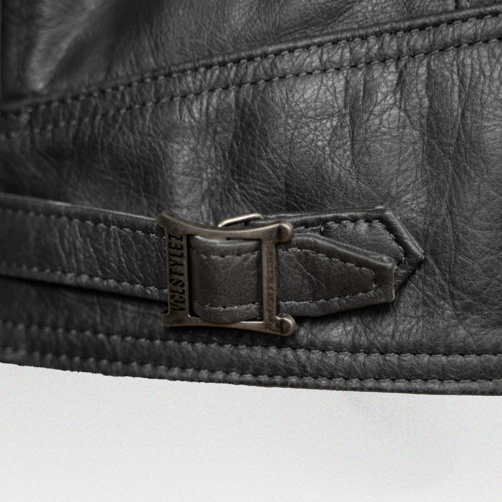 GANGSTER RACER JACKET - Black - Image 6