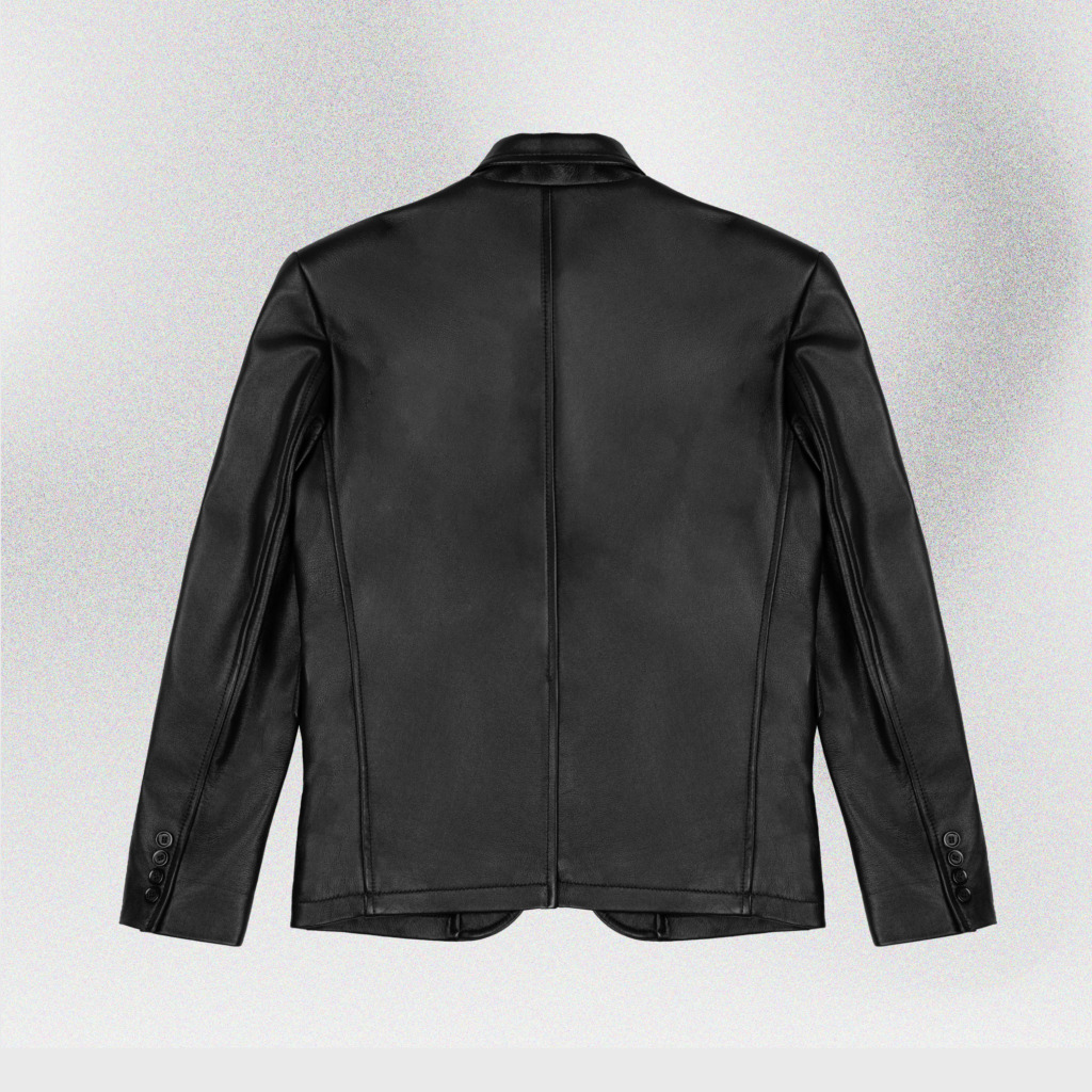 CORLEONE LEATHER VEST - Đen - Ảnh 2
