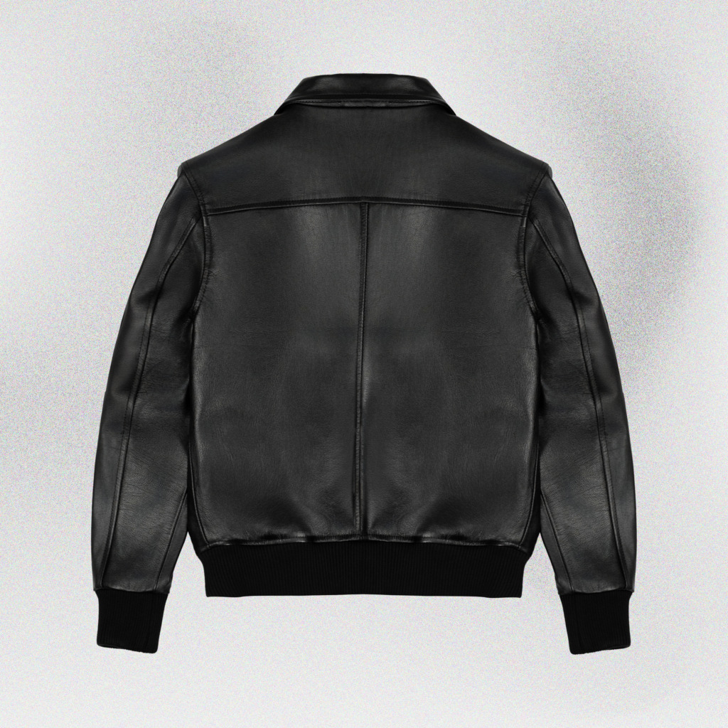 MOBSTER BOMBER LEATHER JACKET - Đen - Ảnh 2
