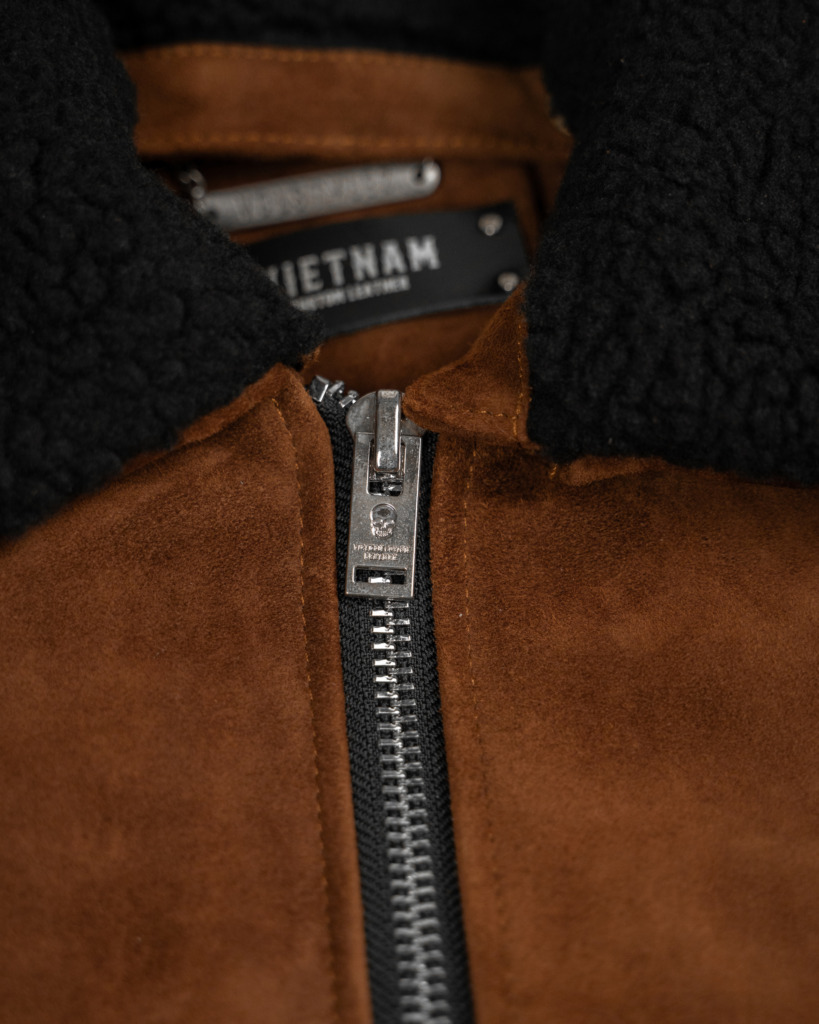 GRAYSON BOMBER JACKET - Brown - Image 3