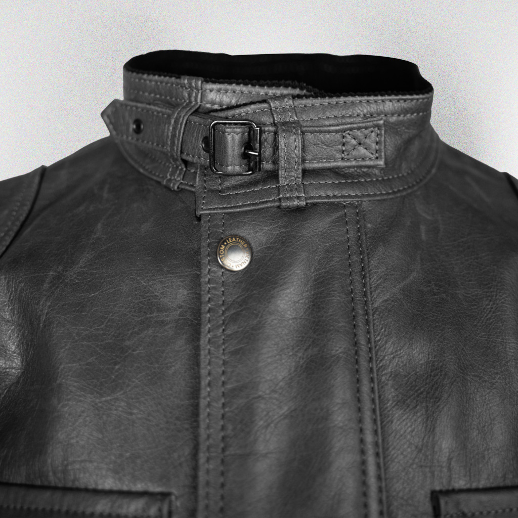 GANGSTER RACER JACKET - Black - Image 3