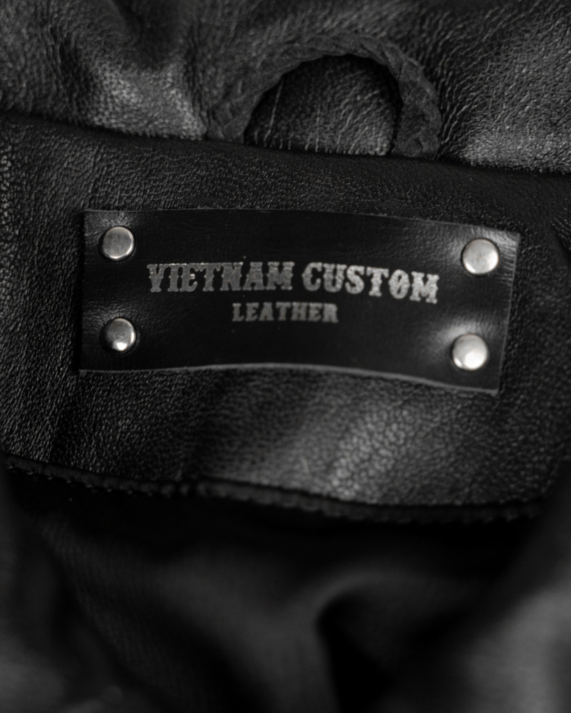 MOBSTER BOMBER LEATHER JACKET - Đen - Ảnh 8