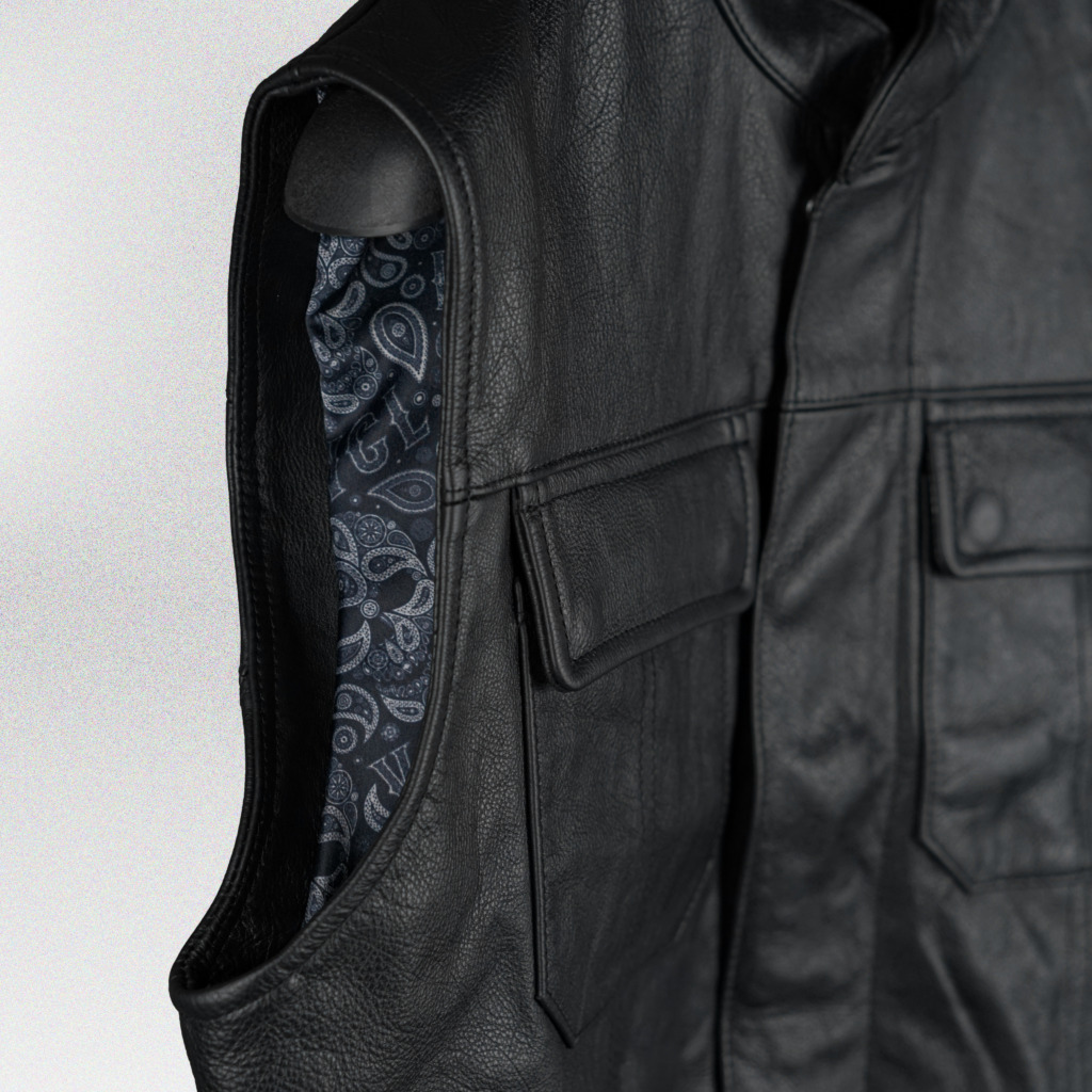 REBEL RACER VEST - Đen - Ảnh 4