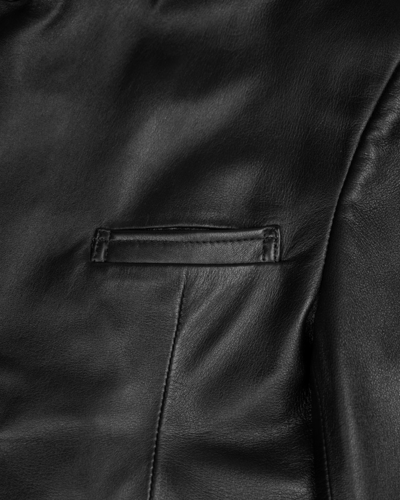 CORLEONE LEATHER VEST - Đen - Ảnh 5