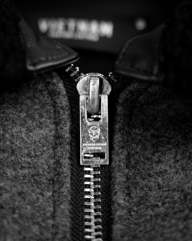 GRAYSON VARSITY JACKET - Smoke gray - Image 3