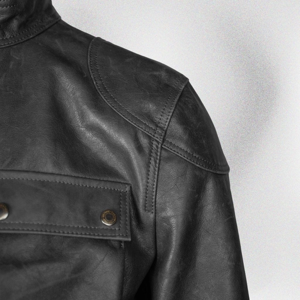 GANGSTER RACER JACKET - Black - Image 4