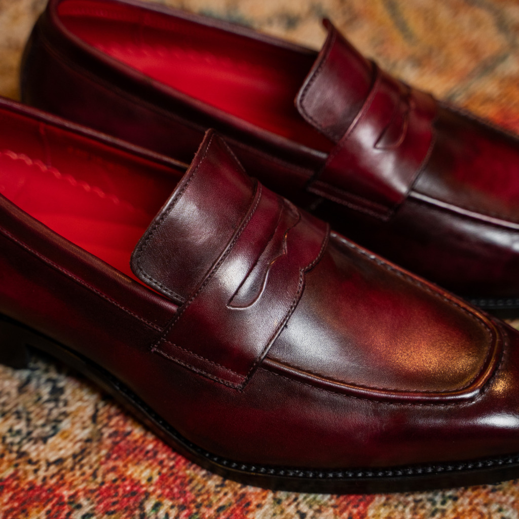 COLEORN PENNY LOAFER - Đỏ rượu - Ảnh 4