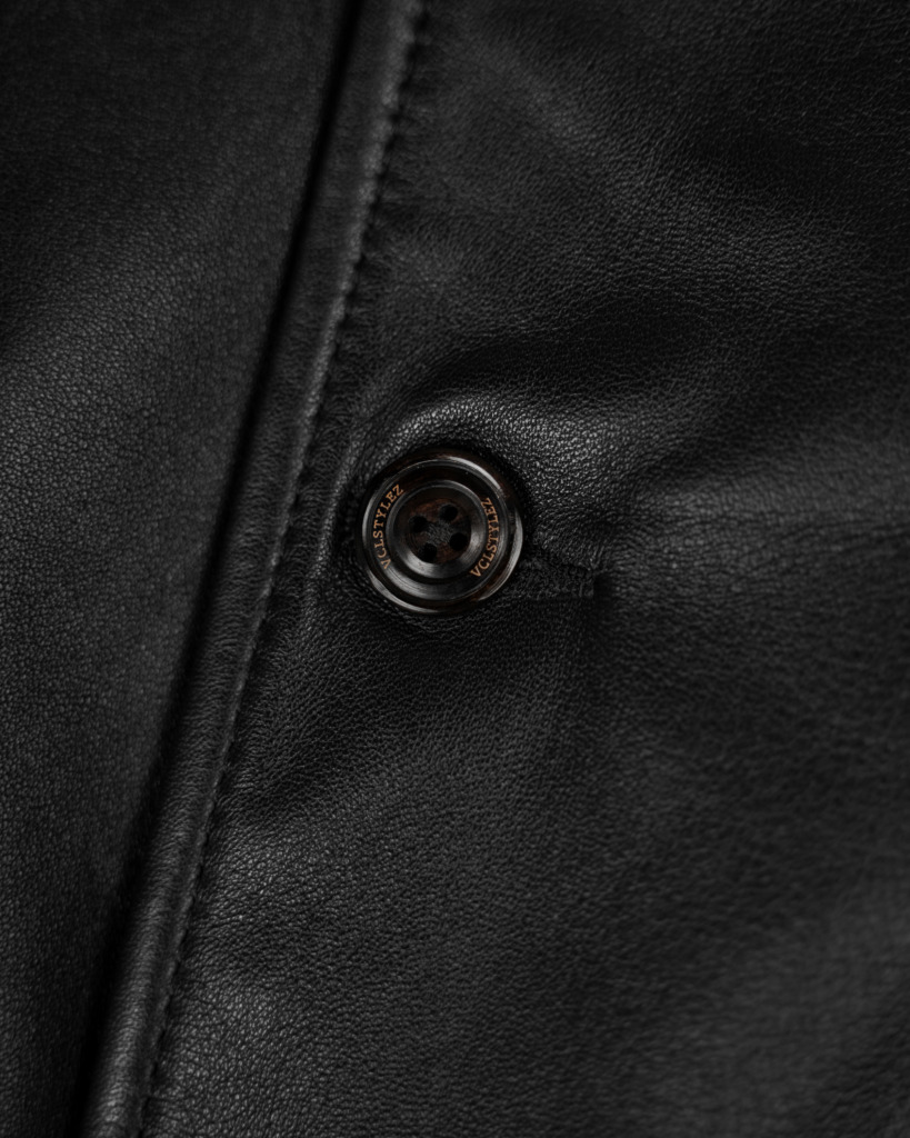 CORLEONE LEATHER VEST - Đen - Ảnh 7