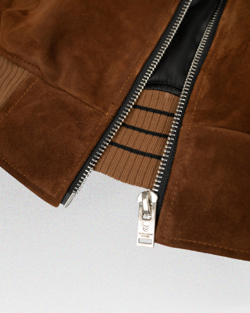 GRAYSON BOMBER JACKET - Brown - Image 8