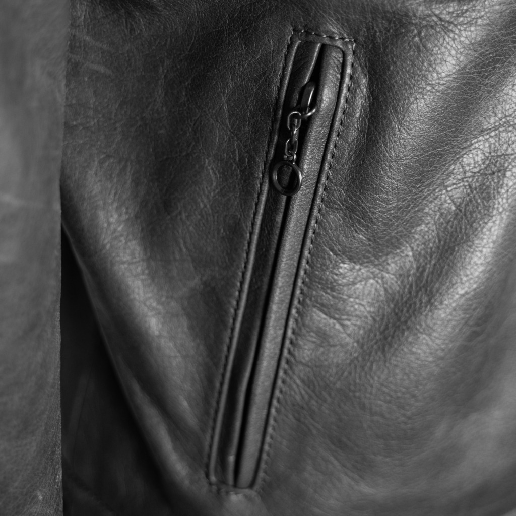 GANGSTER RACER JACKET - Black - Image 7