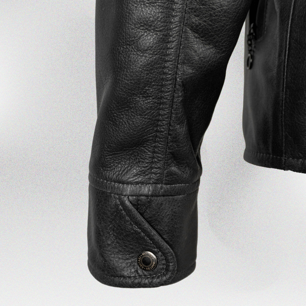 SPECTRE LEATHER JACKET - Đen - Ảnh 7