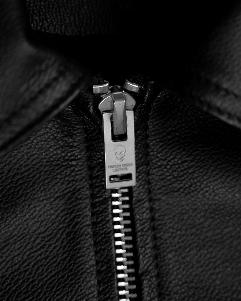 RAFAEL BOXY LEATHER JACKET - Đen - Ảnh 6