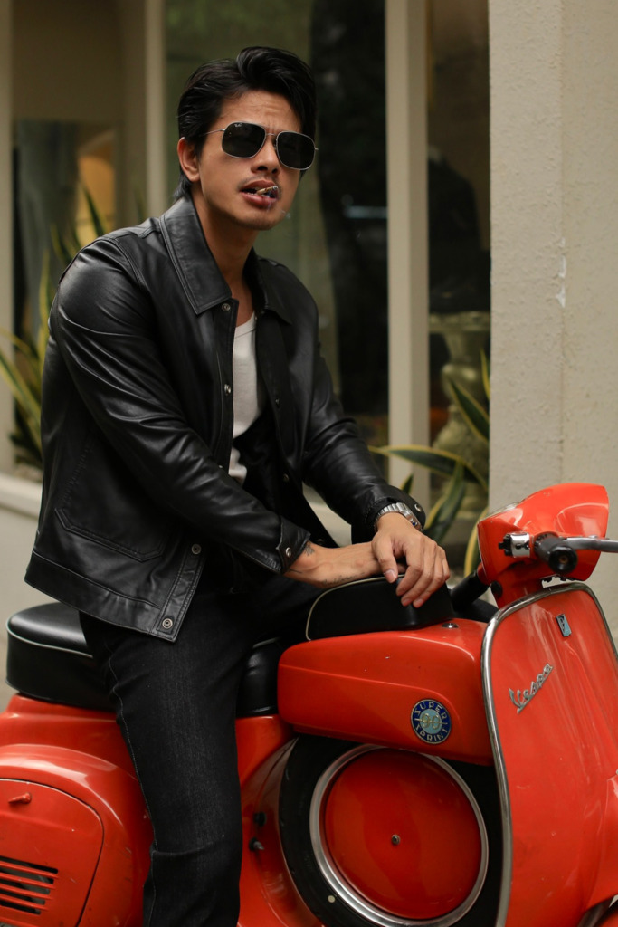 MTP BLOUSON LEATHER JACKET - Đen - Ảnh 3