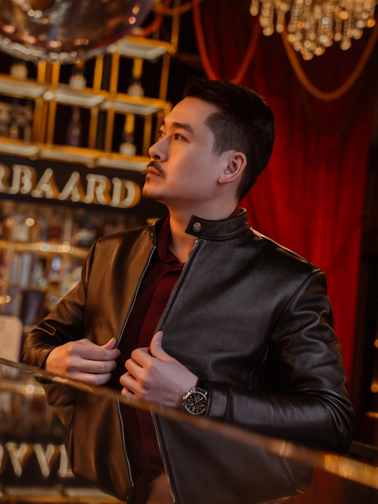 YAKUZA RACER LEATHER JACKET - Đen - Ảnh 3