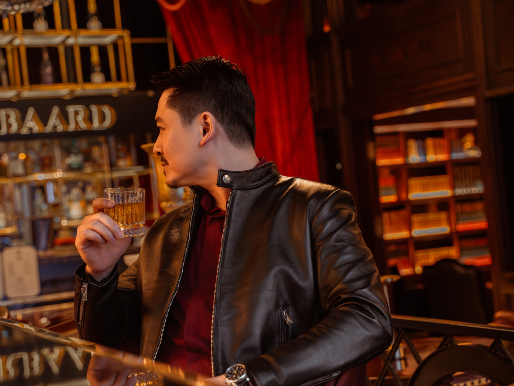 YAKUZA RACER LEATHER JACKET - Đen - Ảnh 6