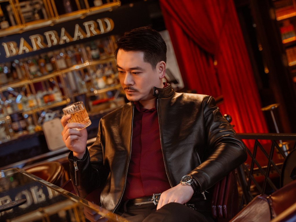 YAKUZA RACER LEATHER JACKET - Đen - Ảnh 9