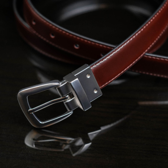 ROTATE BELT 2.5CM - Đỏ rượu