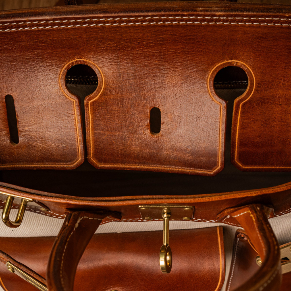 SANTOS BERKIN LEATHER BAG - Màu Be - Ảnh 11