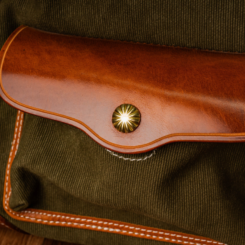 SANTOS BERKIN LEATHER BAG - Moss green - Image 4