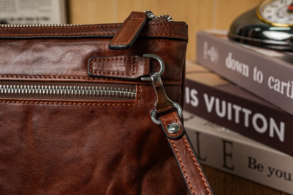 SMOKE CLUTCH HORSEHIDE - Nâu Chocolate - Ảnh 6