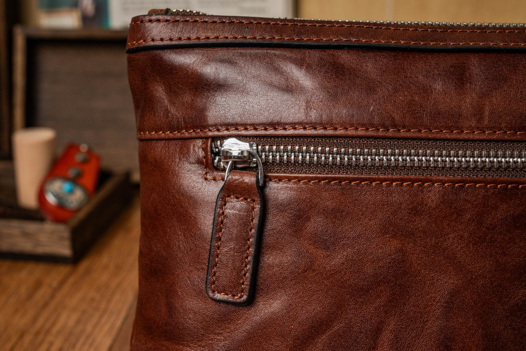 SMOKE CLUTCH HORSEHIDE - Nâu Chocolate - Ảnh 5