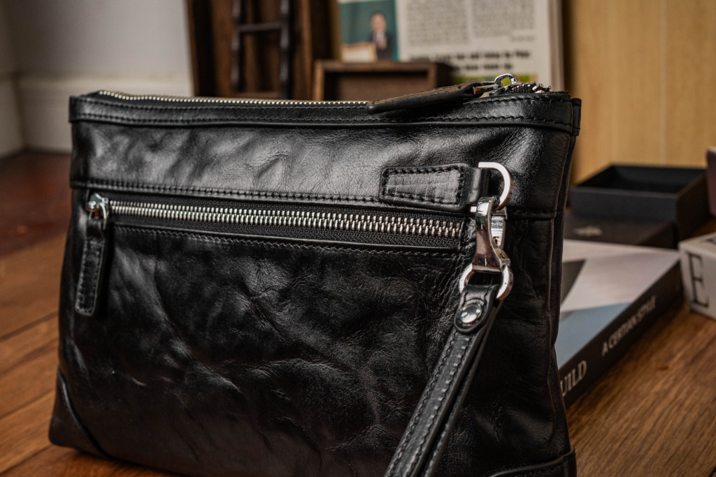 SMOKE CLUTCH HORSEHIDE - Đen - Ảnh 3