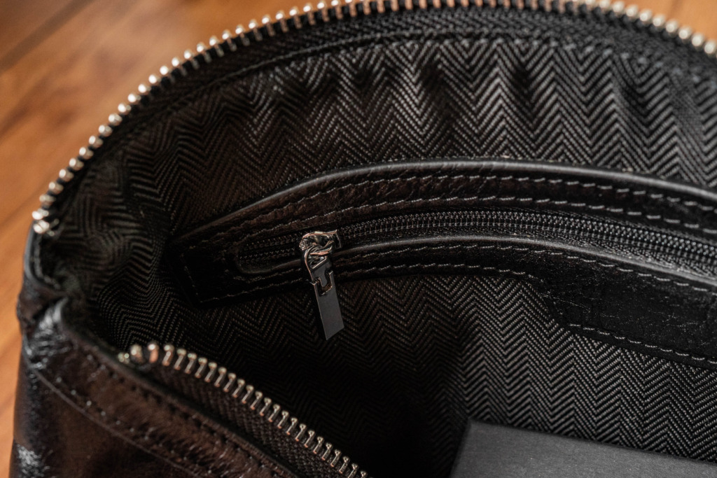 SMOKE CLUTCH HORSEHIDE - Đen - Ảnh 6