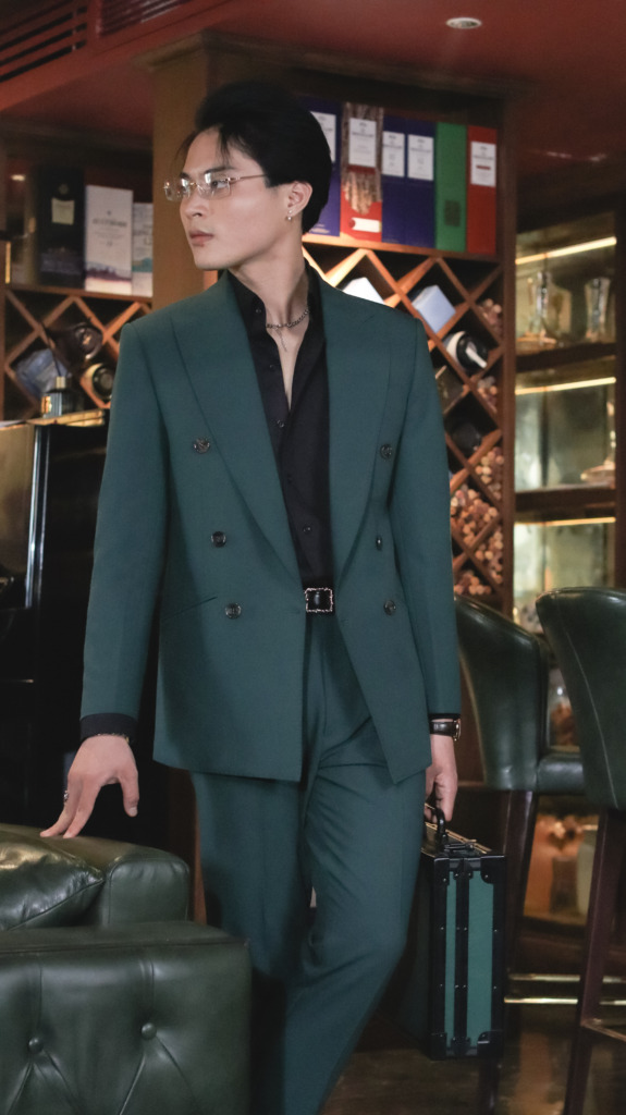 YAKUZA SINGLE BREASTED SUIT - Xanh - Ảnh 8