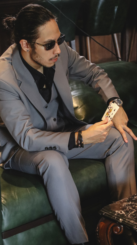YAKUZA SINGLE BREASTED SUIT - Gray - Image 13