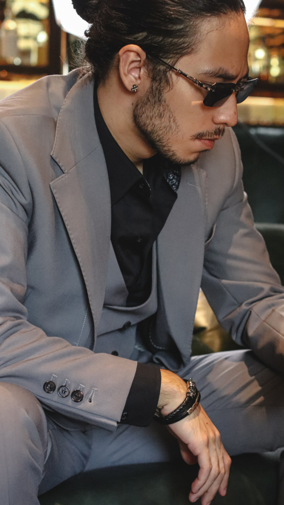 YAKUZA SINGLE BREASTED SUIT - Gray - Image 14