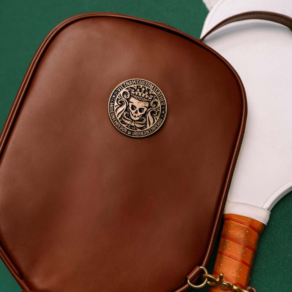 Dominus Pickleball Leather Case - Brown - Image 5
