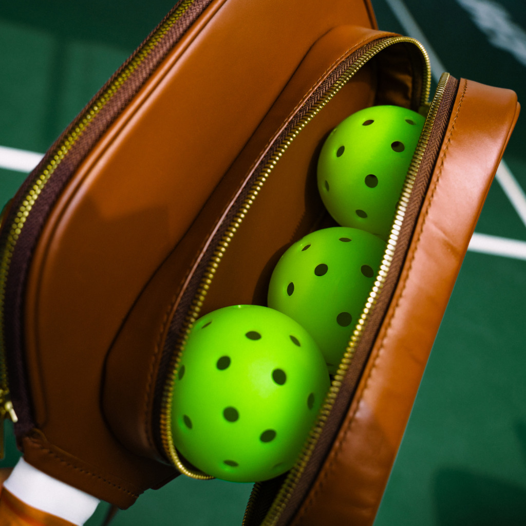 Dominus Pickleball Leather Case - Brown - Image 6