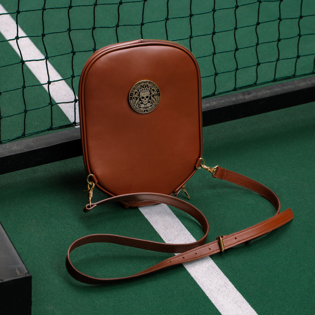 Dominus Pickleball Leather Case - Brown - Image 8