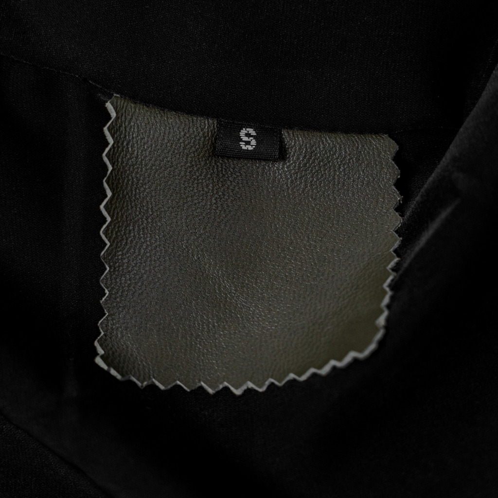 RAFAEL BOXY LEATHER JACKET - Dark olive - Image 8