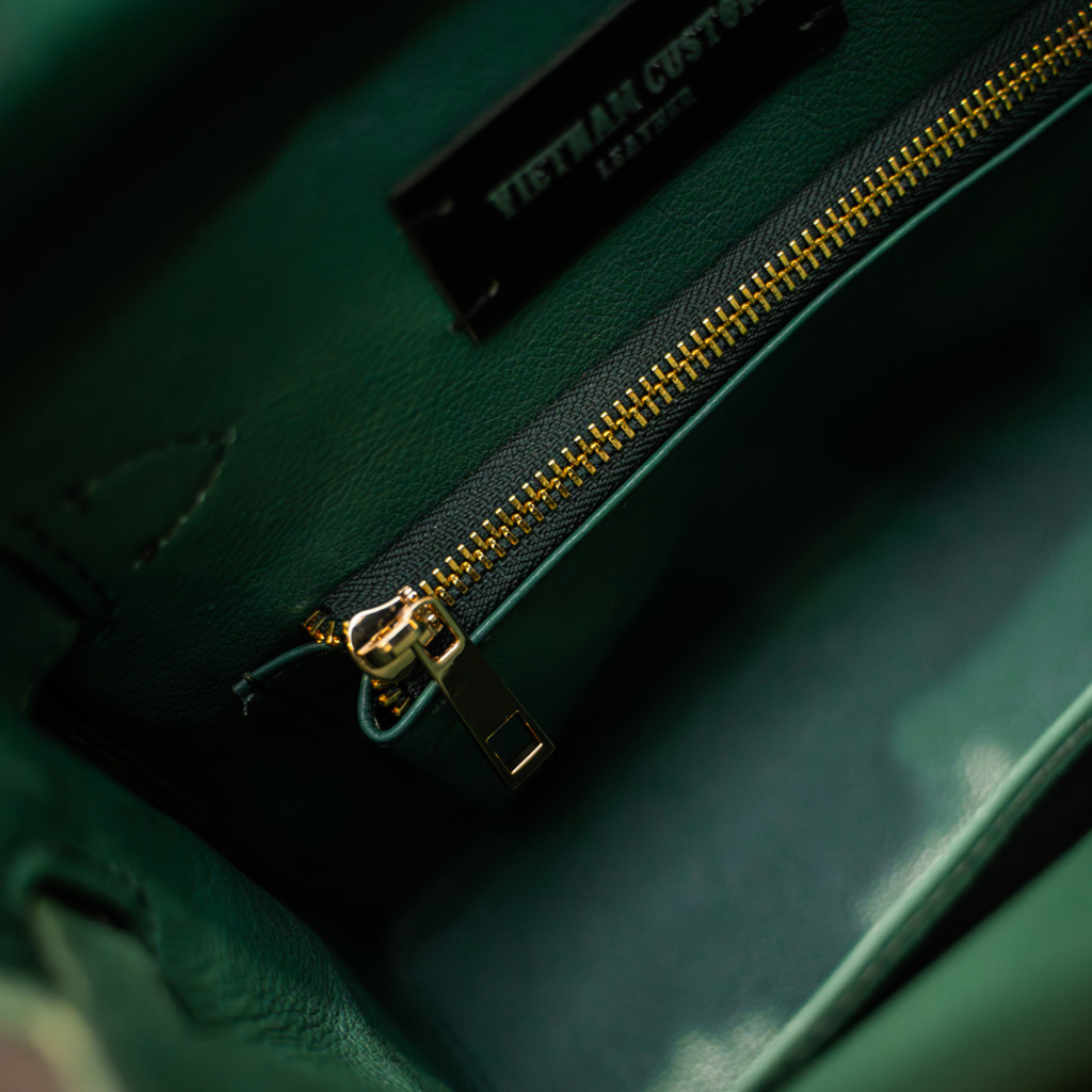 Santos Birkin Crocodile Leather - Green - Image 8