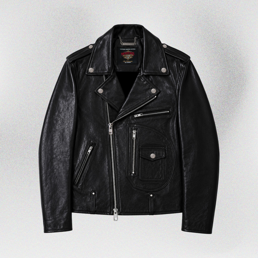 D Pocket Biker Jacket