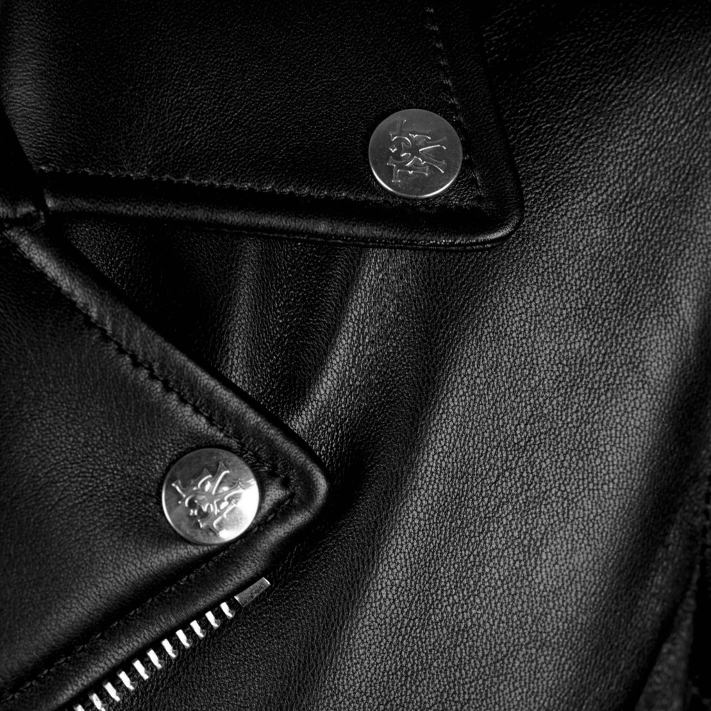 VL01 BIKER LEATHER JACKET - Ảnh 4
