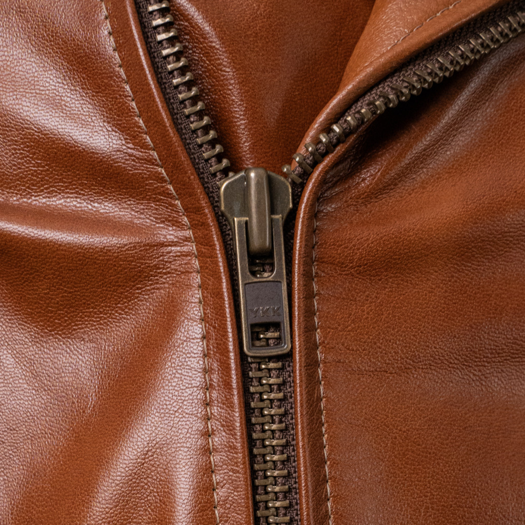VL01 Biker Leather Jacket - Image 5