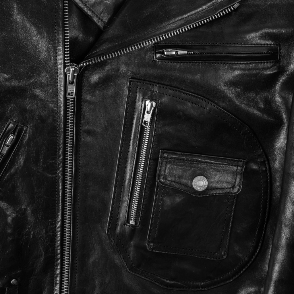 D Pocket Biker Jacket - Ảnh 7