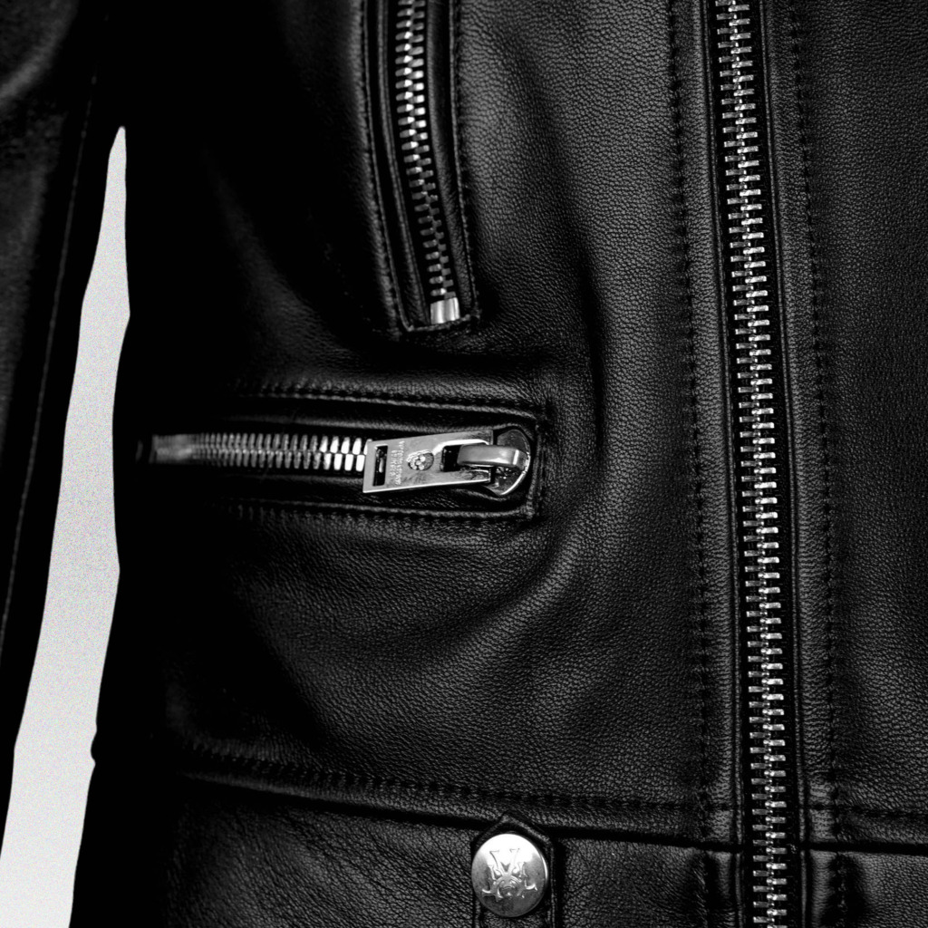 VL01 BIKER LEATHER JACKET - Ảnh 6