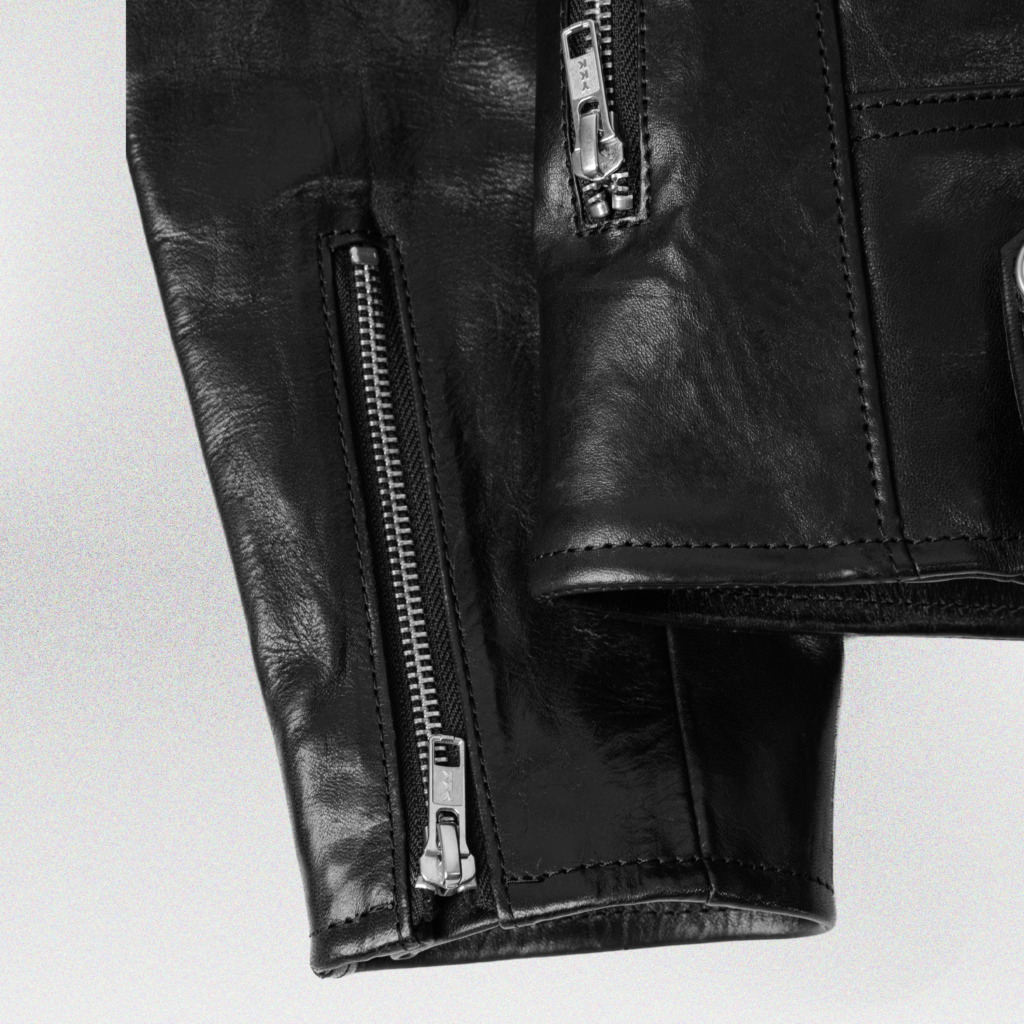D Pocket Biker Jacket - Ảnh 9