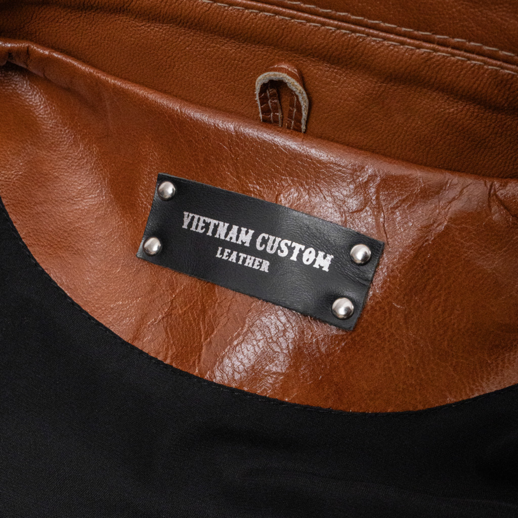 VL01 Biker Leather Jacket - Image 10